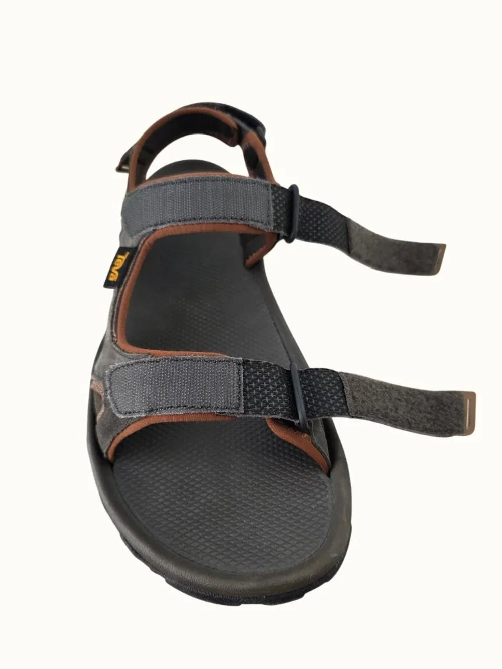 Teva Mens Katavi 2 Sport Sandals Size 13 Gray Leather Outdoor Hiking 1019192